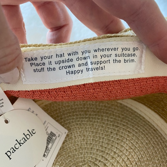 NWT Croft&Barrow packable sun hat - Picture 4 of 6